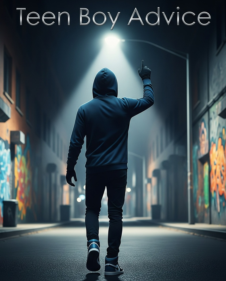 Teen Boy Advice book cover.