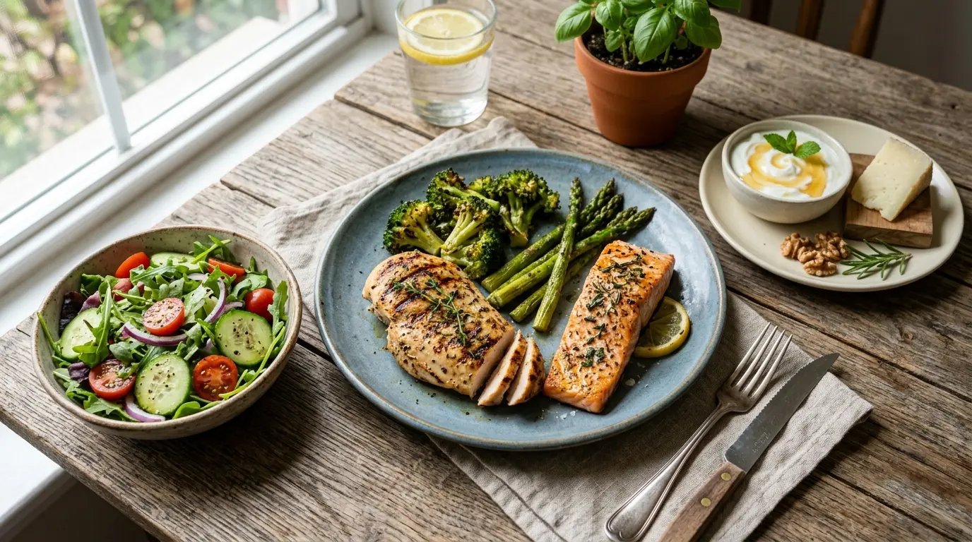 Healthy meal.